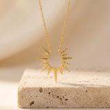 Pendentif "Soléa" – Finition Dorée