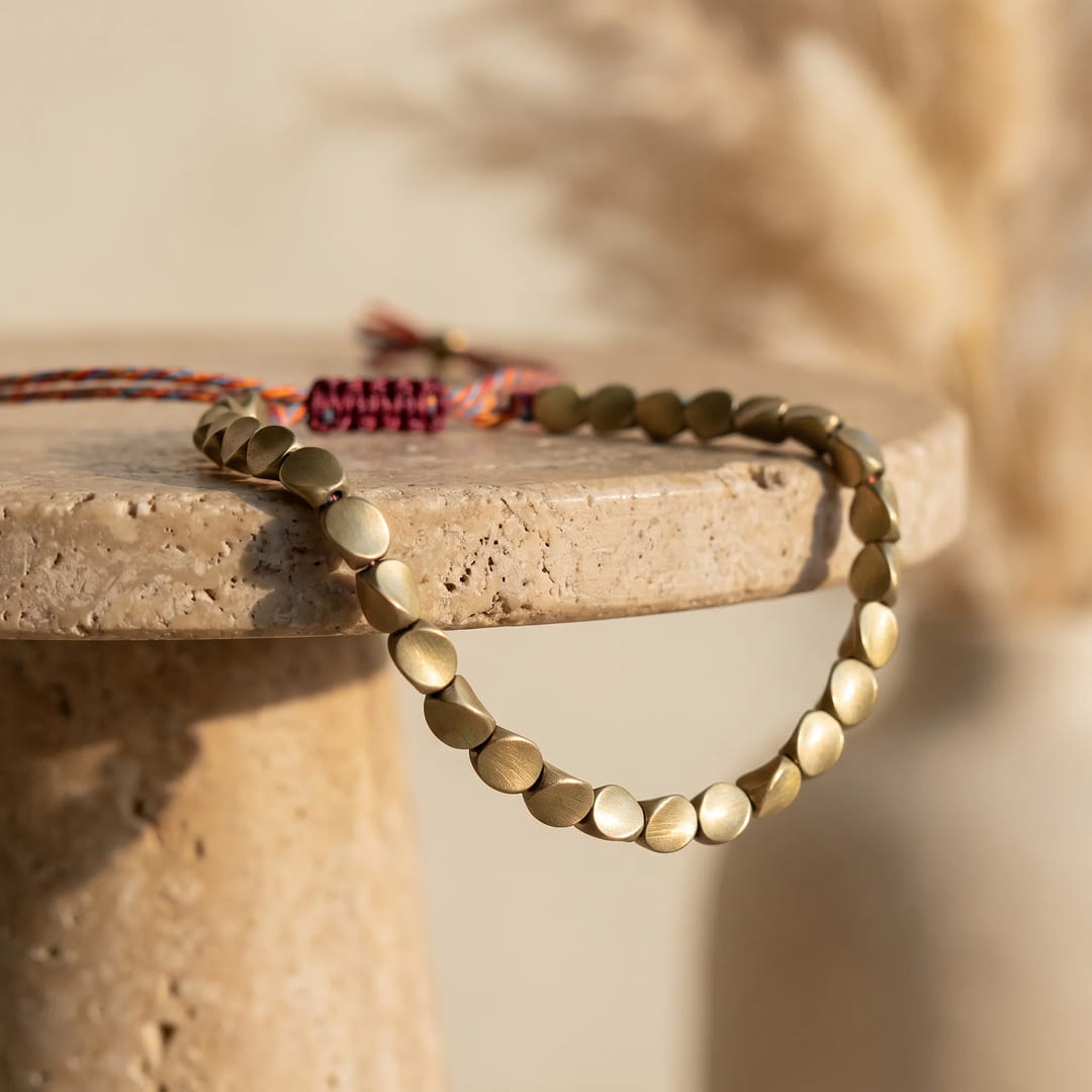 Bracelet Tibétain Porte-Bonheur - - L'Arbre des Chakras