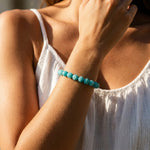 Bracelet "Nouveau Rivage" en Amazonite
