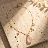 Collier "Cocon d'Amour" en Quartz Rose