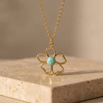 Pendentif "Floréa" en Pierres Naturelles