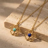 Pendentif "Floréa" en Pierres Naturelles