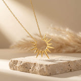 Pendentif "Soléa" – Finition Dorée