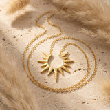 Pendentif "Soléa" – Finition Dorée