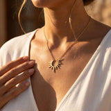 Pendentif "Soléa" – Finition Dorée