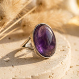 Bague "Crépuscule" en Améthyste