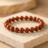 Bracelet "Endurance" en Jaspe Rouge