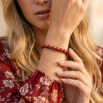 Bracelet "Endurance" en Jaspe Rouge