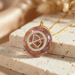 Pendentif Orgonite "Signe Astrologique" en Éclats de Pierres