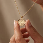 Pendentif "Solstice" – Doré ou Argenté