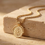 Pendentif "Solstice" – Doré ou Argenté