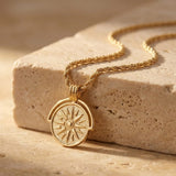 Pendentif "Solstice" – Doré ou Argenté