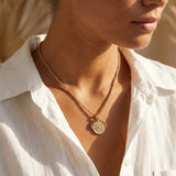 Pendentif "Solstice" – Doré ou Argenté