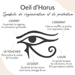 Collier "Symbole de Protection" Oeil d’Horus Doré - - L'Arbre des Chakras