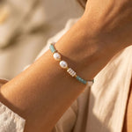 Bracelet "Océan Paisible" & Perles d’Eau Douce - - L'Arbre des Chakras