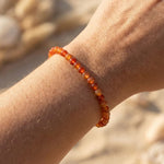 Bracelet Fin en Perles de Pierre de 4mm - - L'Arbre des Chakras