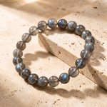 Bracelet "Bouclier de Protection" en Labradorite - - L'Arbre des Chakras